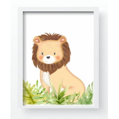 Quadro Decorativo Infantil Safari Floresta