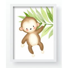 Quadro Decorativo Infantil Safari Floresta