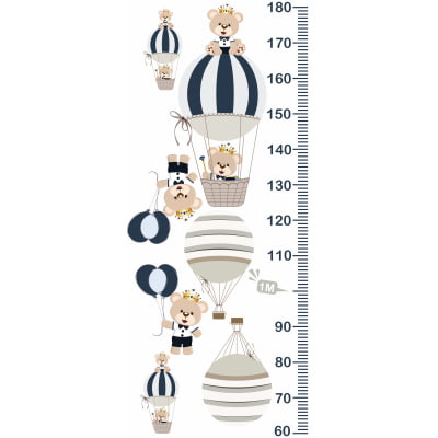 Régua do Crescimento Infantil Ursinho Príncipe