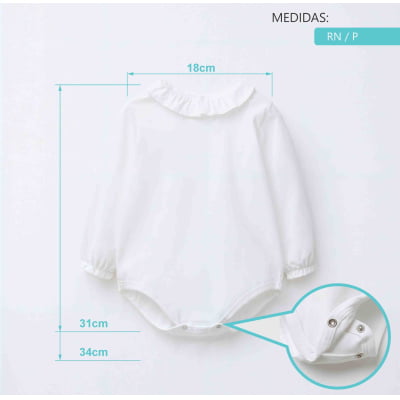 Bory Bebê Manga Longa Roupa De Bebê