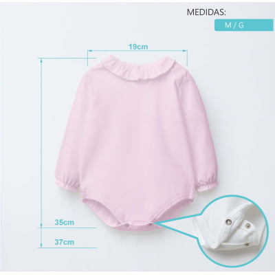 Bory Bebê Manga Longa Roupa De Bebê