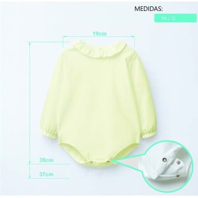 Bory Bebê Manga Longa Roupa De Bebê