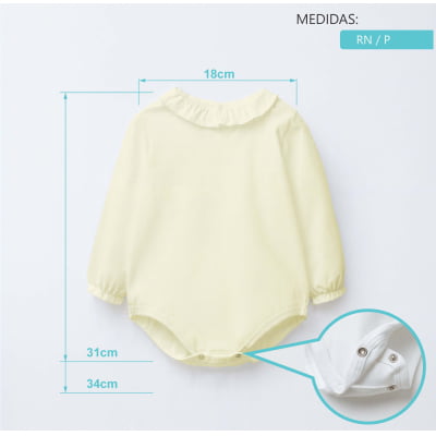 Bory Bebê Manga Longa Roupa De Bebê