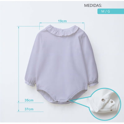 Bory Bebê Manga Longa Roupa De Bebê